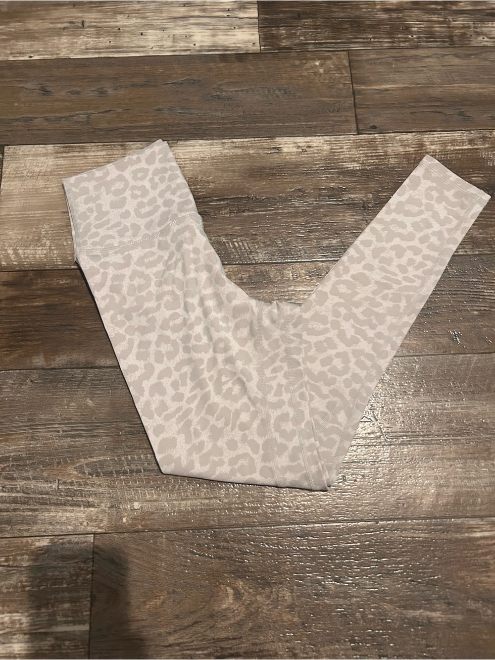 lululemon athletica Light Pink Leopard Print Leggings